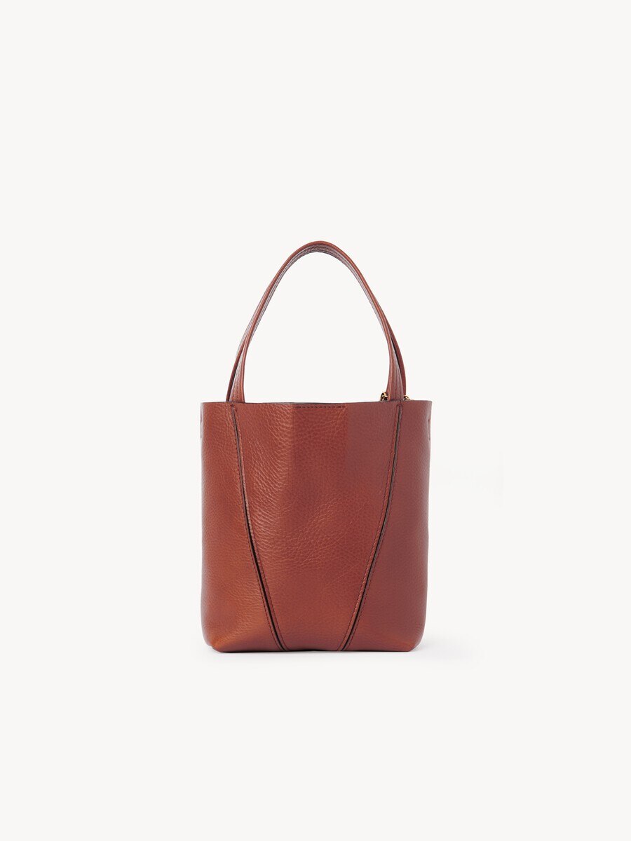 Bolso tote Chlo&eacute; Spin peque&ntilde;o de cuero granulado - 5