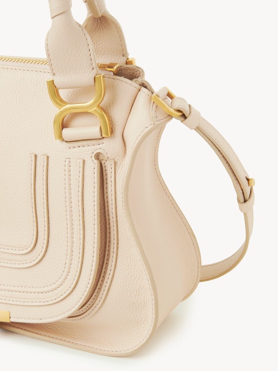 Small Marcie bag in grained leather - 3