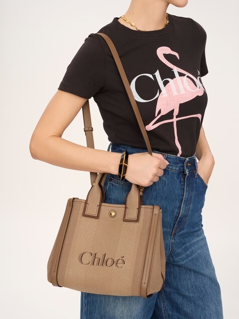 Small Chlo&eacute; Carry tote bag in canvas