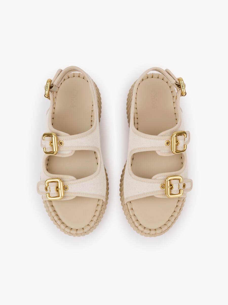 Sandalias con cu&ntilde;a Nama - 5