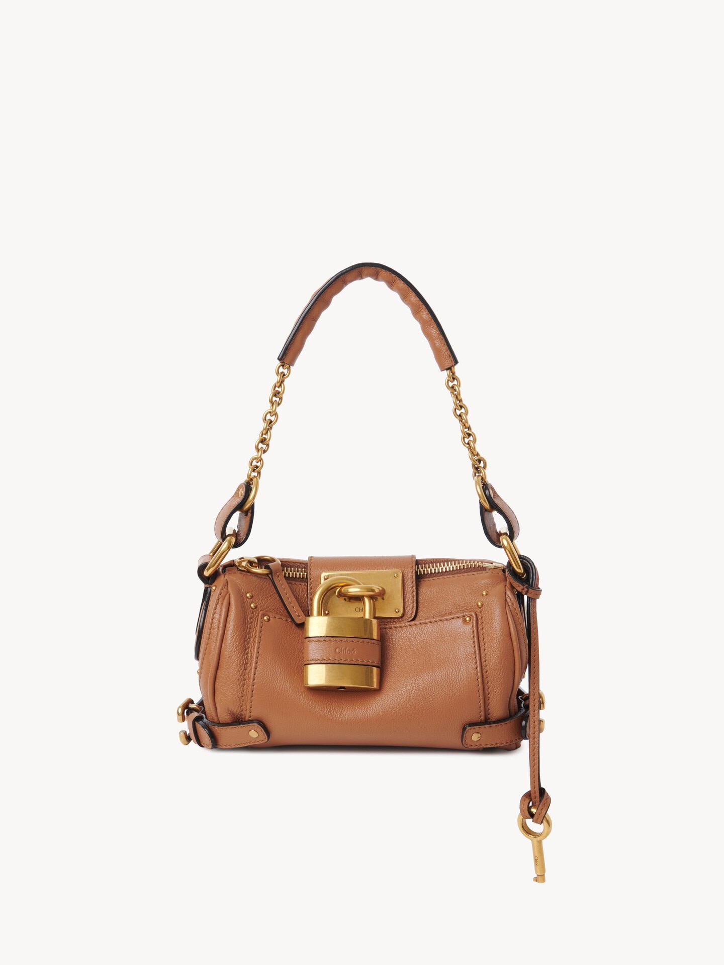 Small Paddington chain bag in grained leather - 1.0