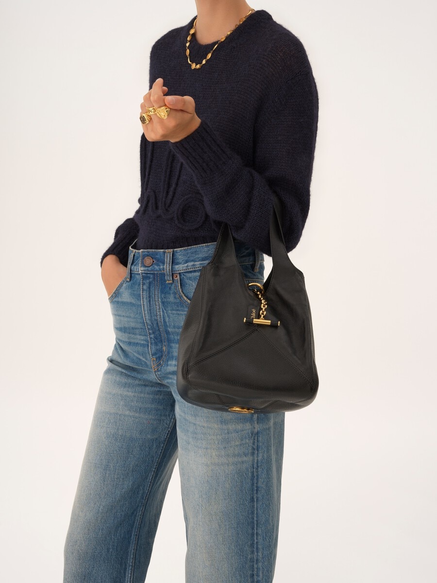 Bolso Chlo&eacute; Balloon peque&ntilde;o de cuero granulado - 3