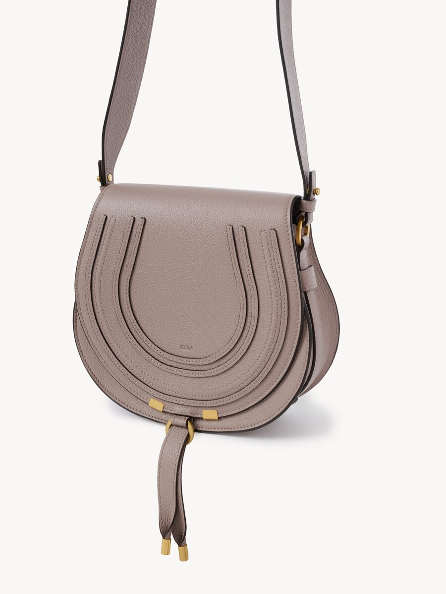 Marcie saddle bag in grained leather - 7