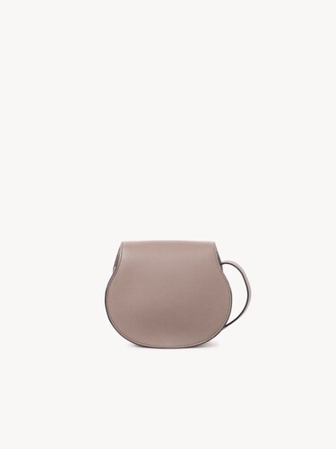 Small Marcie saddle bag in grained leather - 4