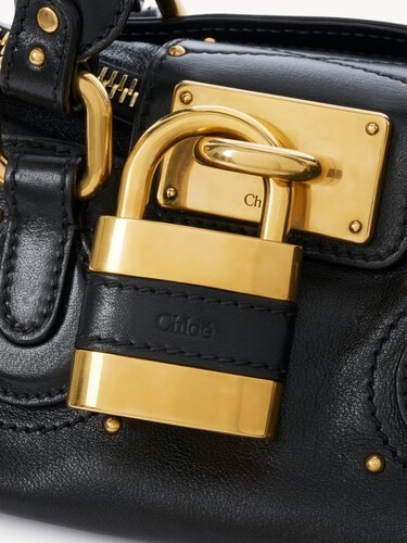 Small Paddington bag in grained leather - 7