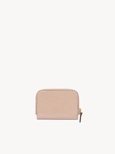 Alphabet bi-fold wallet in shiny leather - 4