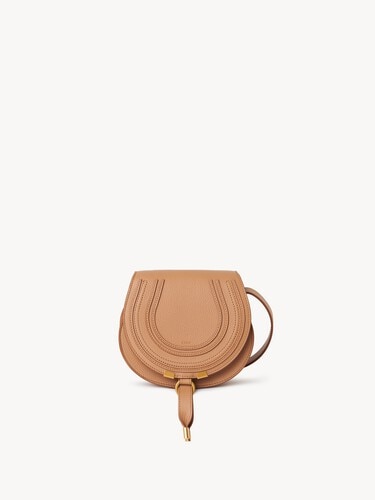 Bolso saddle peque&ntilde;o Marcie de cuero granulado - 2