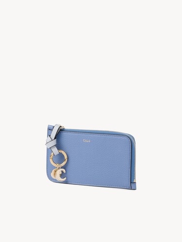 Alphabet wallet in grained leather - 3