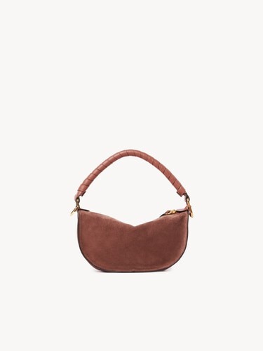 Mini Marcie shoulder bag in suede leather - 5