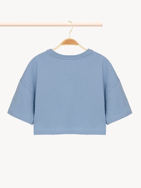 Kids' cropped logo T-shirt