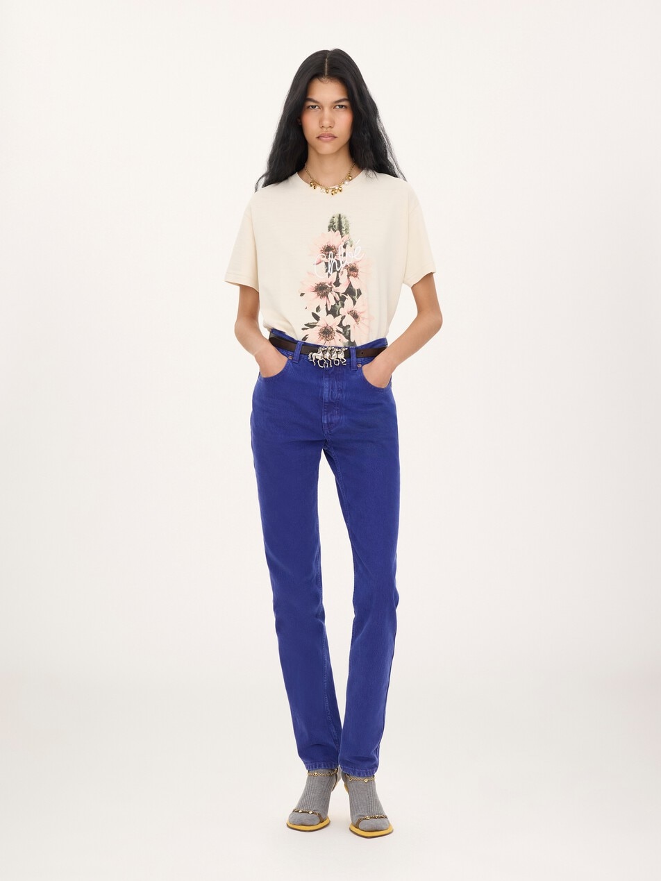 Generous logo T-shirt in cotton jersey