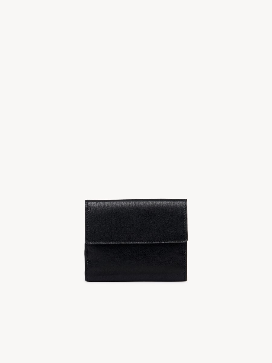Petit portefeuille &agrave; trois volets Envelope en cuir grain&eacute; - 5