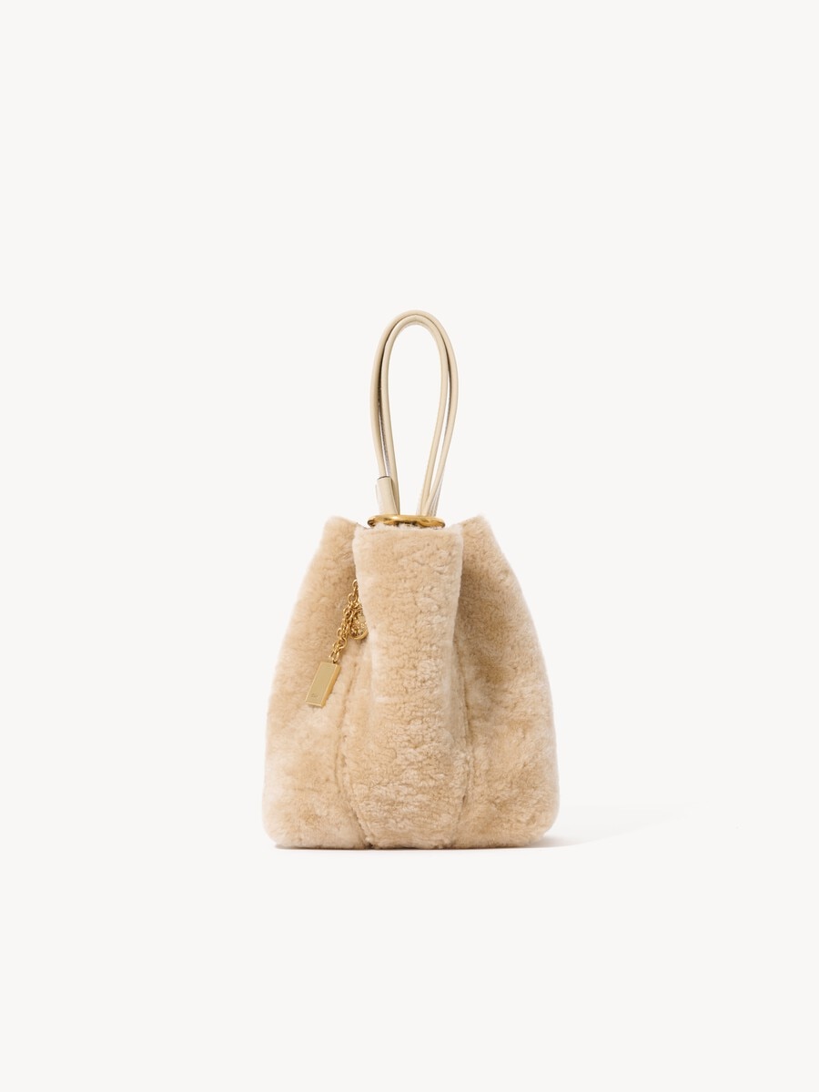 Petit sac cabas Chlo&eacute; Spin en shearling - 2