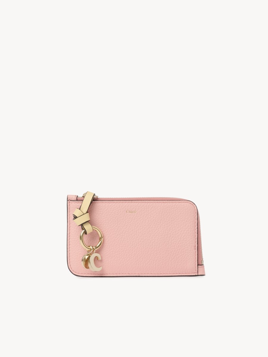 Alphabet wallet in grained leather - 2