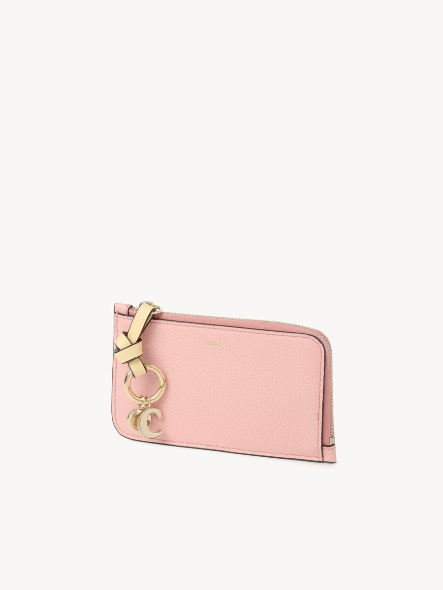 Alphabet wallet in grained leather - 3
