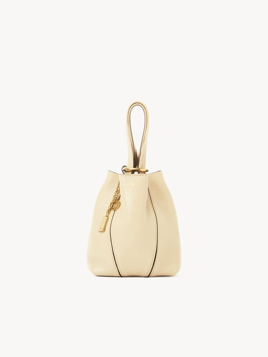 Bolso tote peque&ntilde;o Chlo&eacute; Spin de cuero granulado - 2