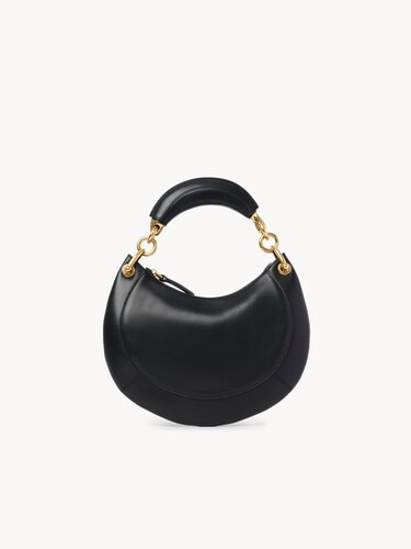 Small Chlo&eacute; Banana zipped hobo in soft leather - 5