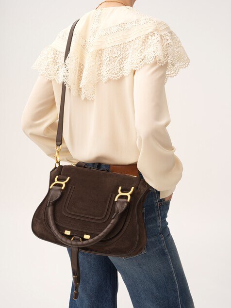 Bolso peque&ntilde;o Marcie de ante
