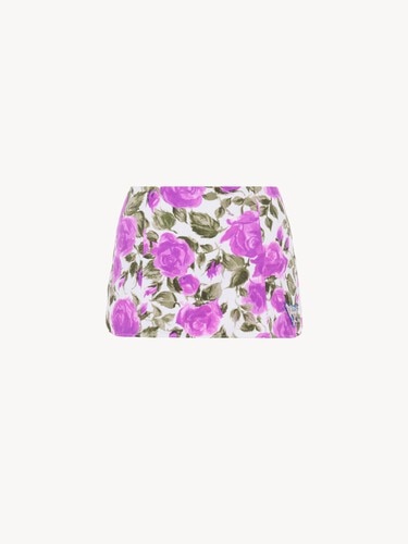 High-waisted swim skirt - 1