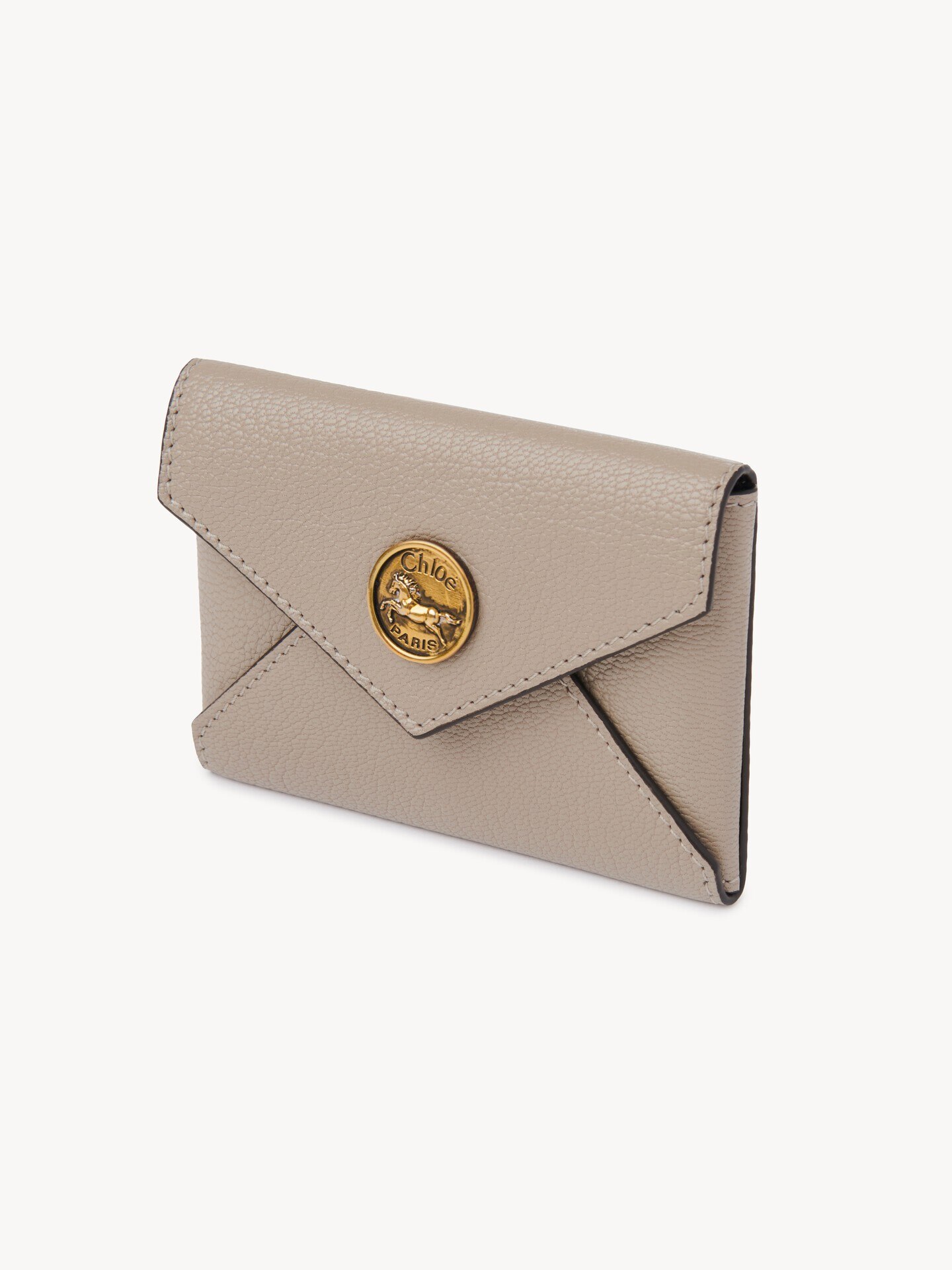 Envelope card holder in grained leather - 2.0