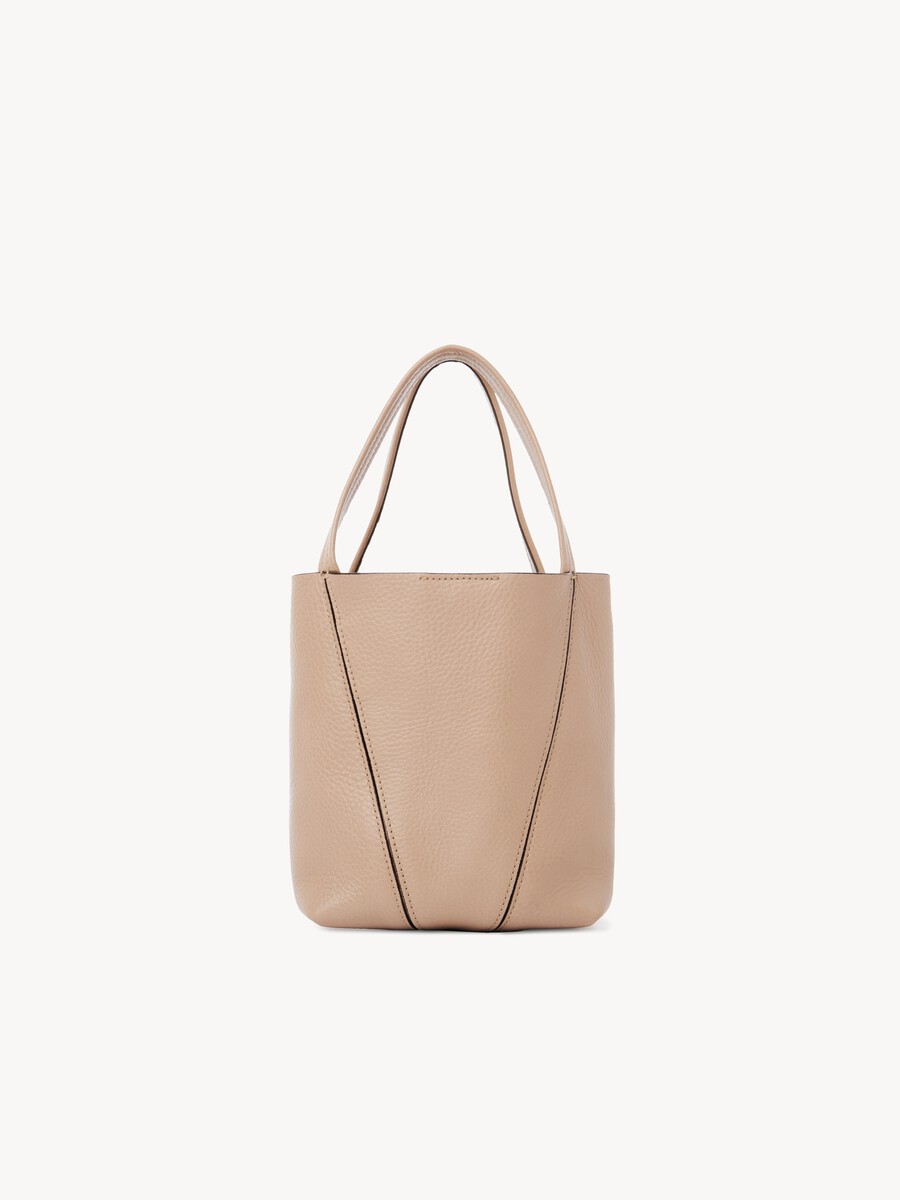 Bolso tote Chlo&eacute; Spin peque&ntilde;o de cuero granulado - 4