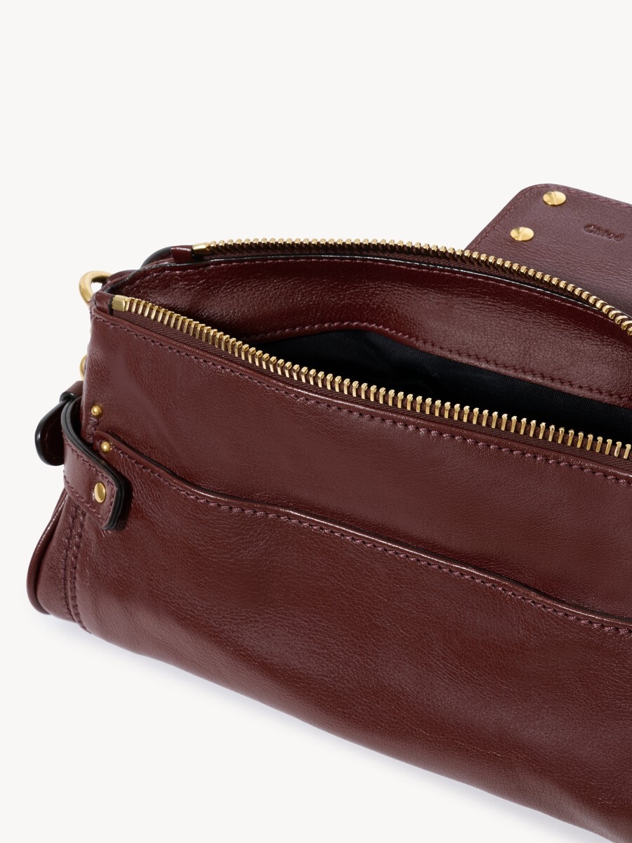 Bolso Paddington peque&ntilde;o con correa de cuero granulado - 9
