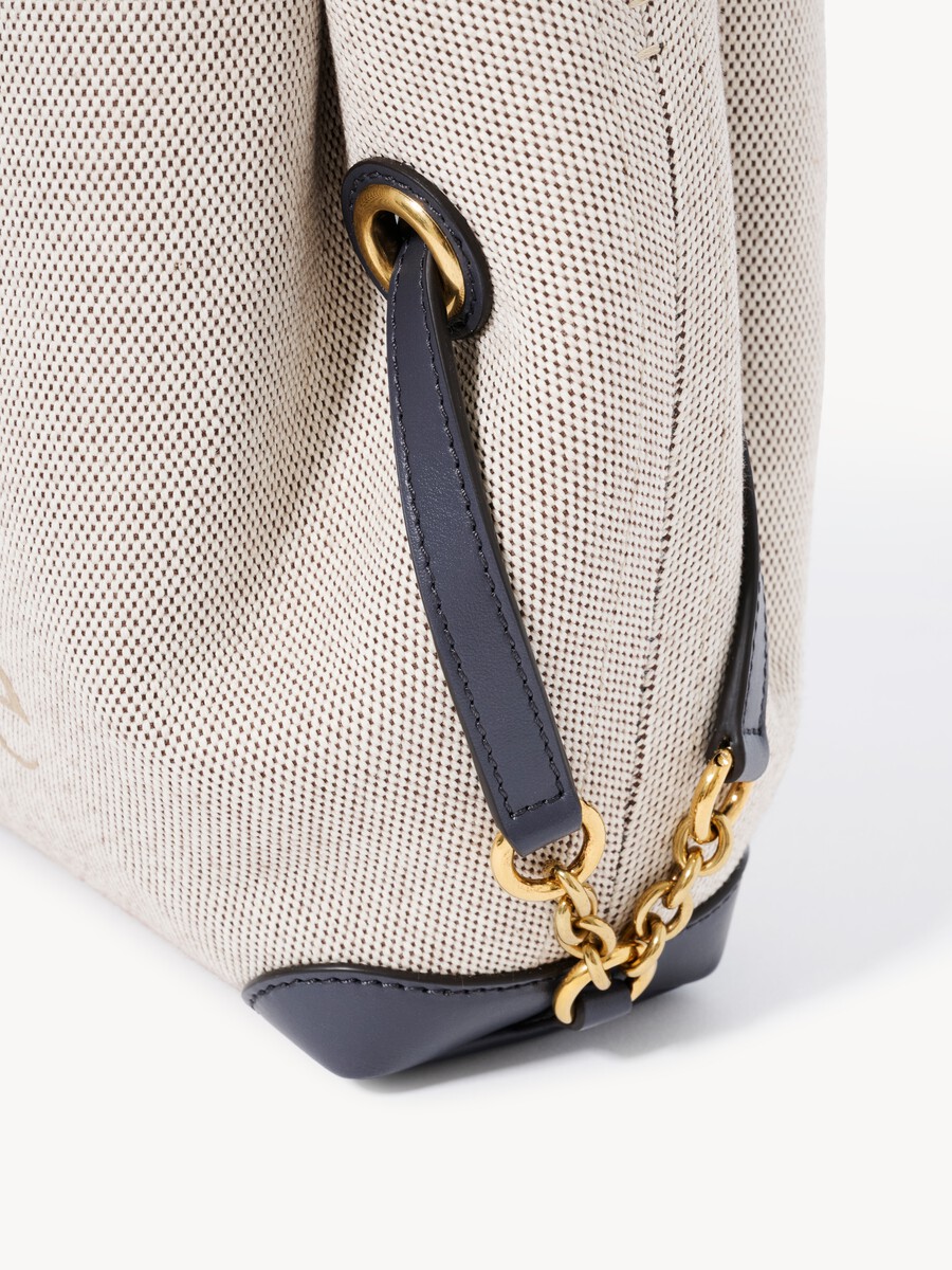 Small Chlo&eacute; Clover double carry bag in canvas - 6