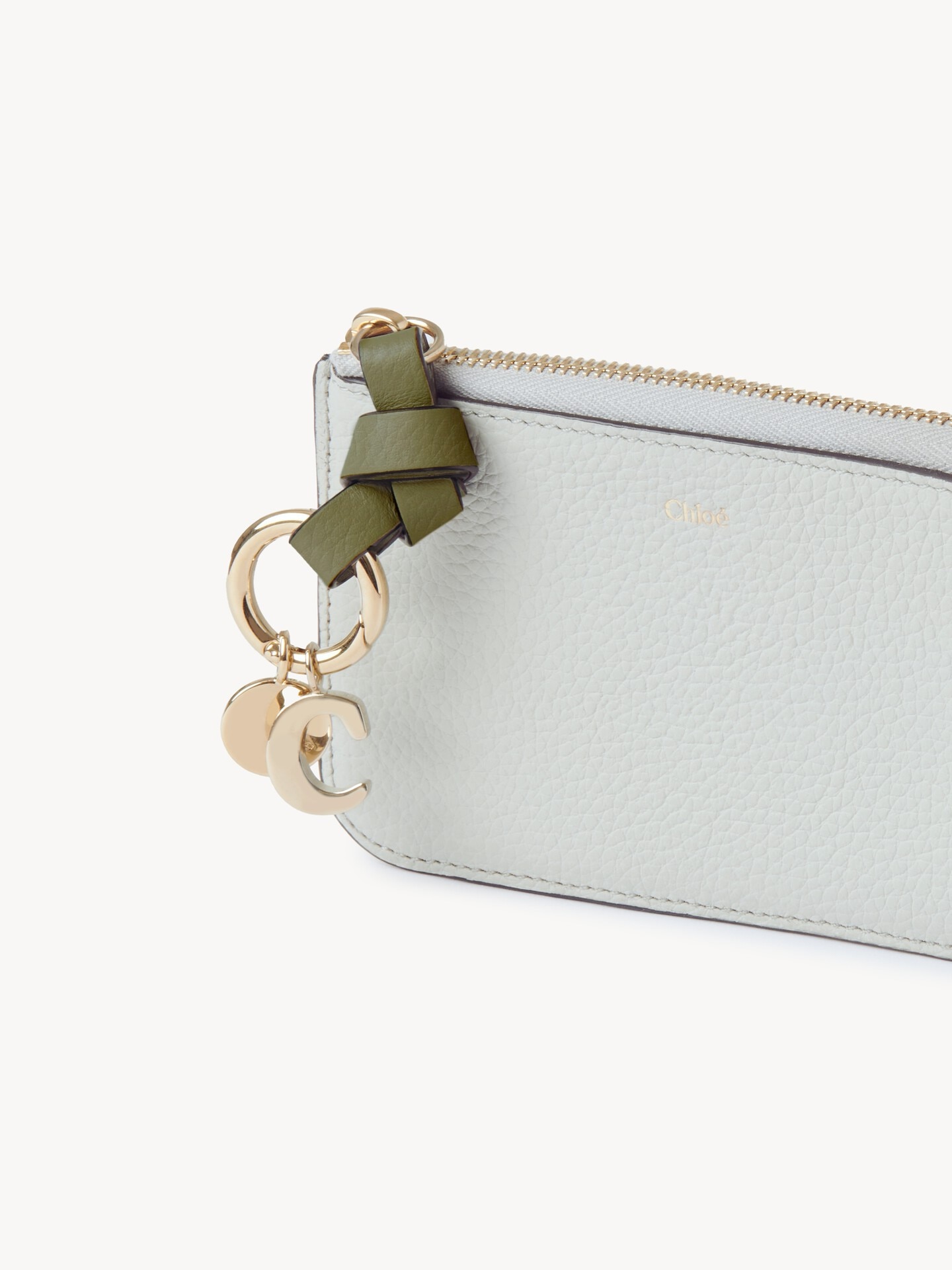 Alphabet wallet in grained leather - 3.0