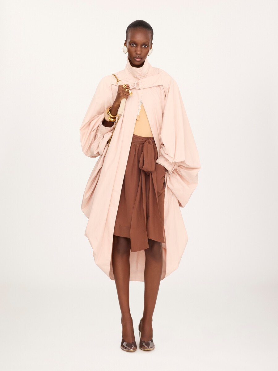 Pencil skirt in cotton poplin - 1