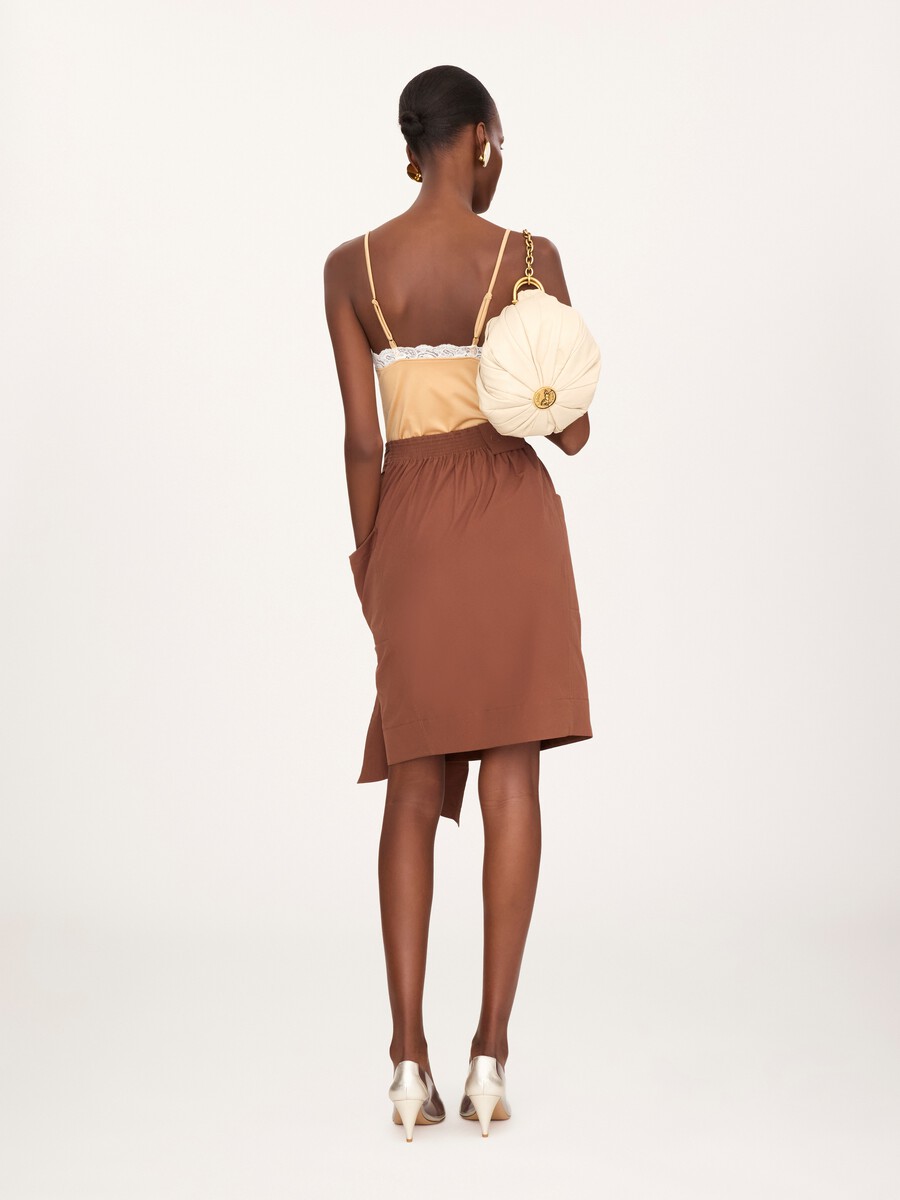 Pencil skirt in cotton poplin - 4