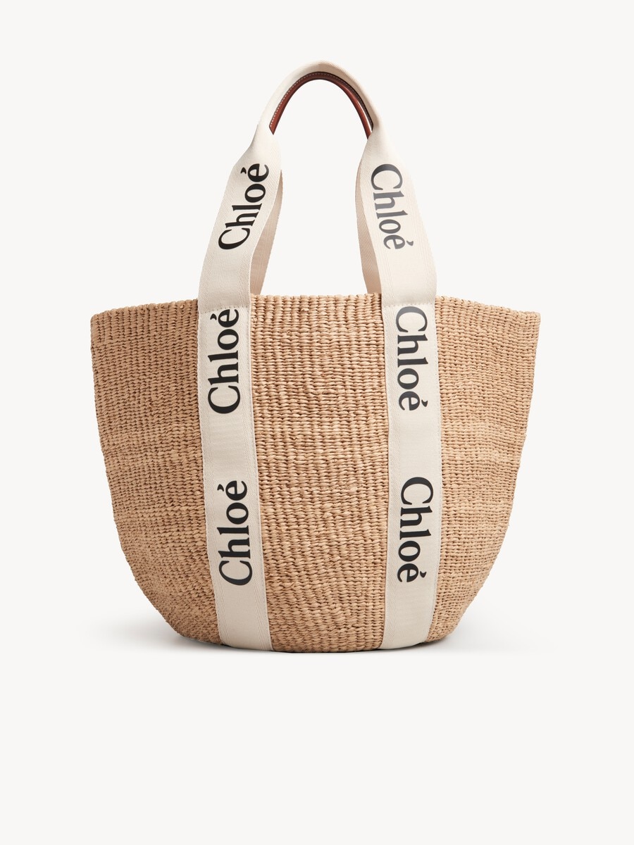Large Woody basket in natural fibers - 4