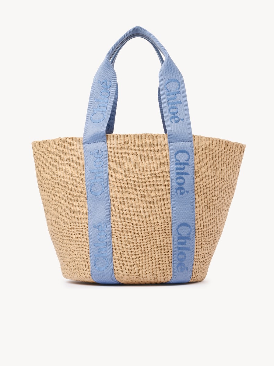 Bolso cesta grande Woody de fibras naturales - 2