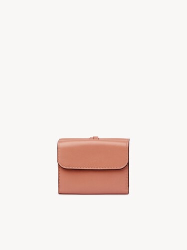 Small Alphabet tri-fold in shiny leather - 4