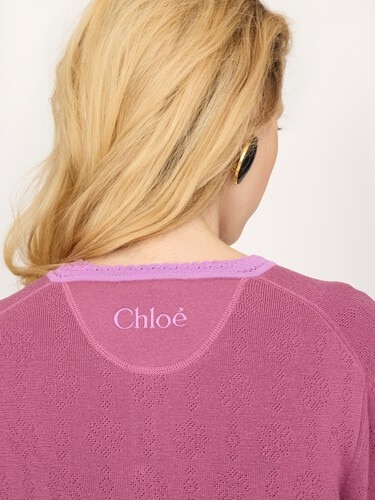 Fitted cardigan in a wool knit - 7