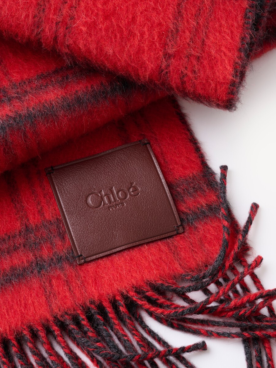 The Chlo&eacute; Covering scarf in alpaca wool - 3