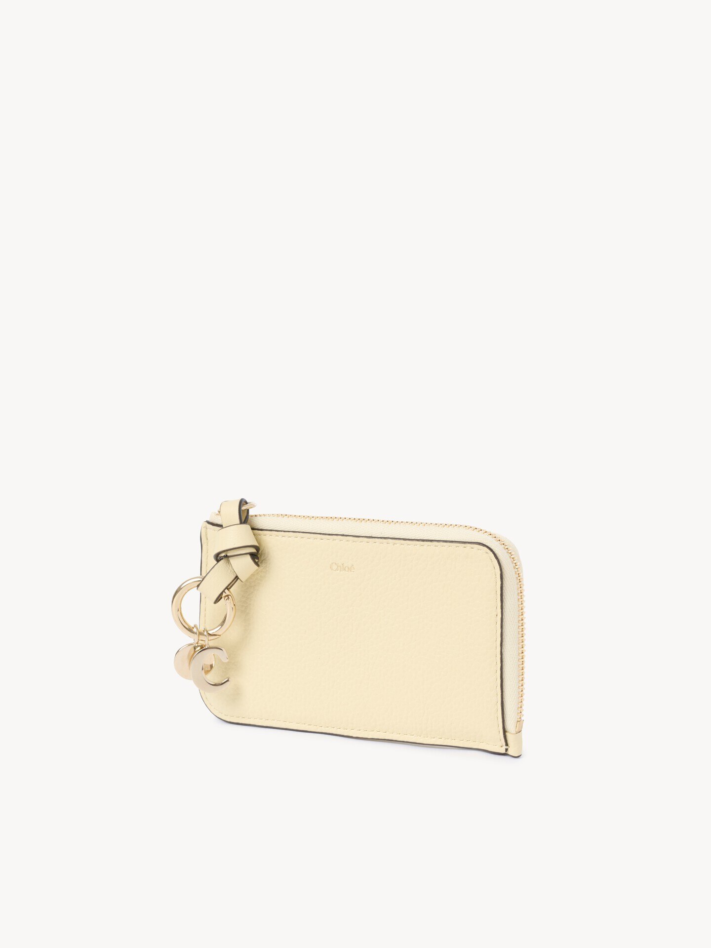 Alphabet wallet in grained leather - 2.0