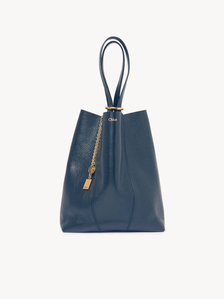 Chlo&eacute; Spin tote bag in grained leather - 2