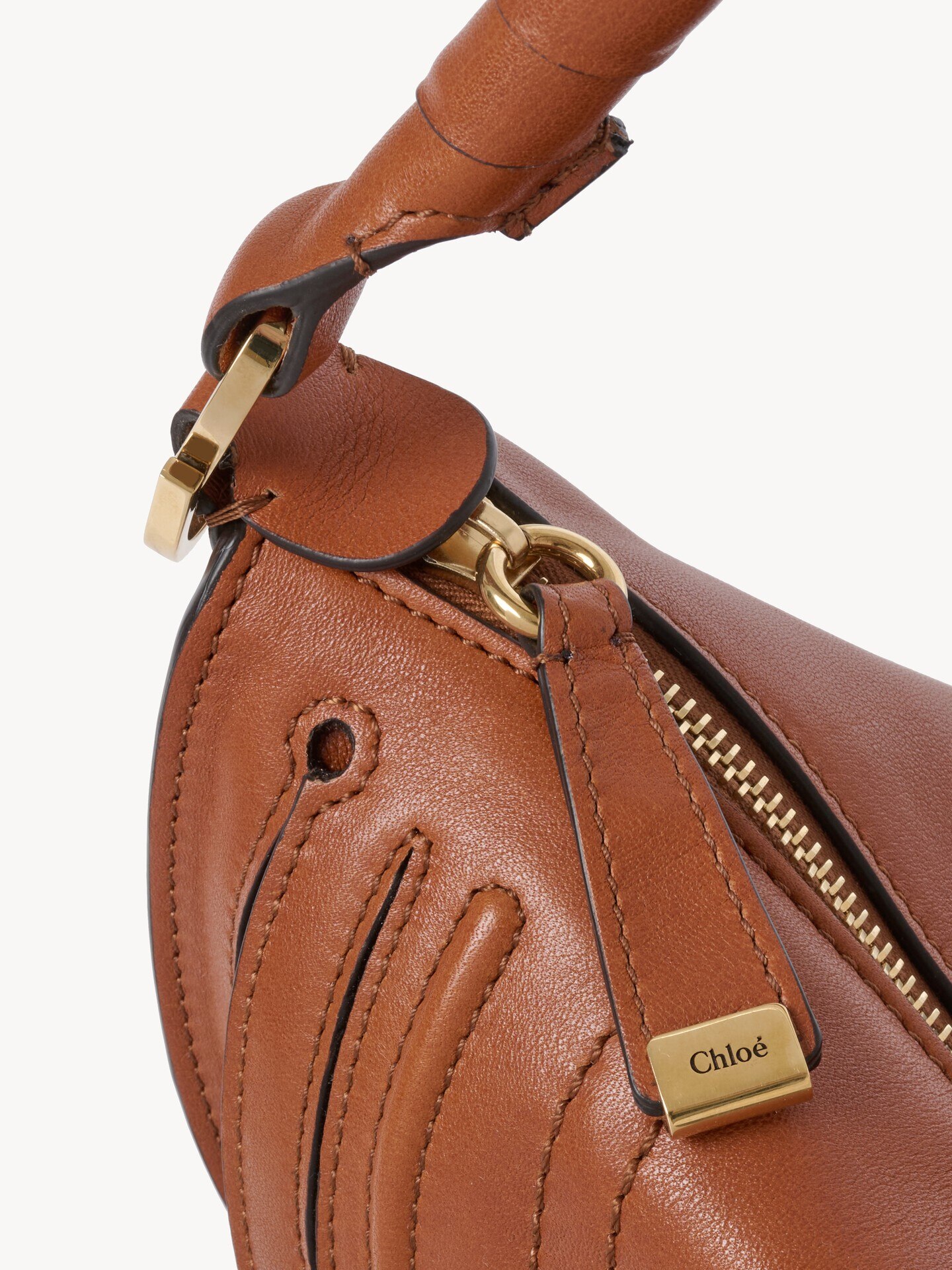 Mini Marcie shoulder bag in soft leather - 6.0