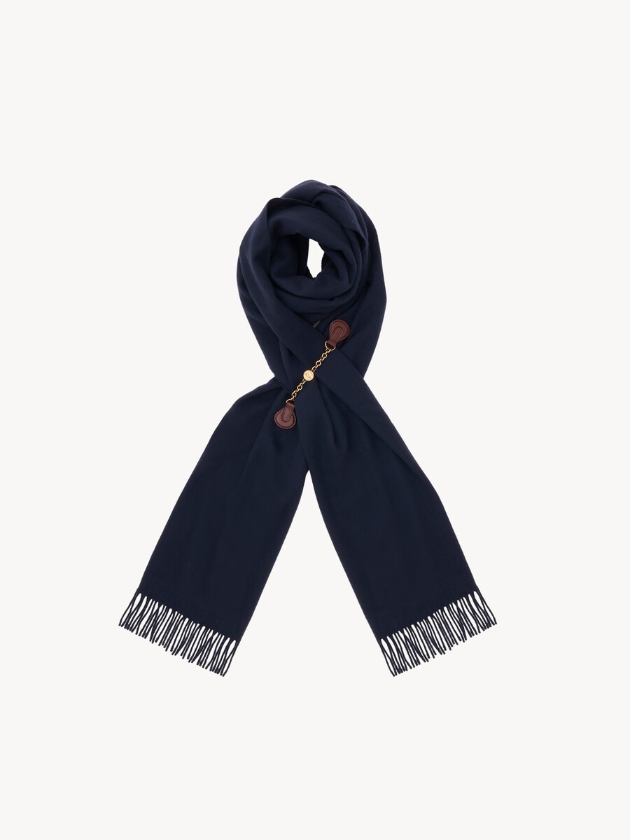 The Chlo&eacute; Horse Medal scarf in wool - 2