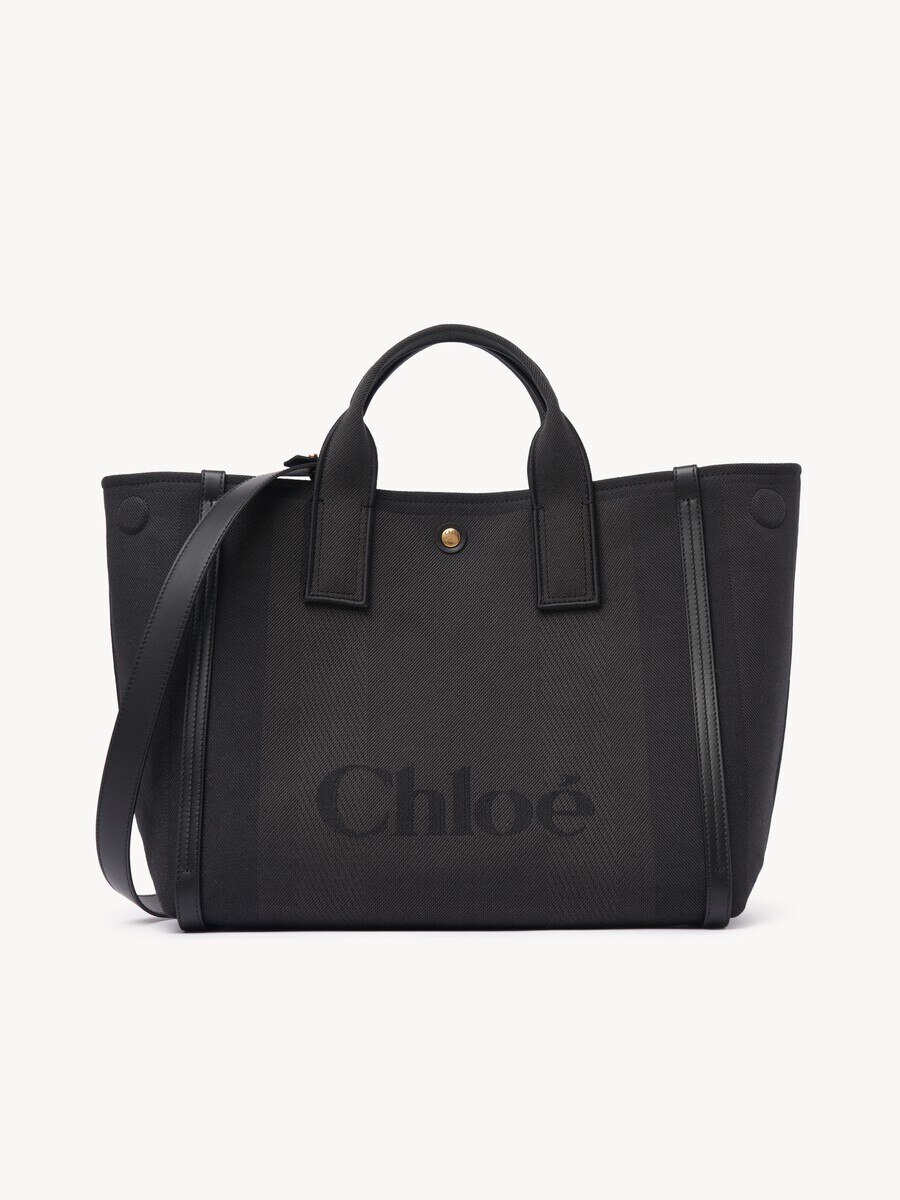 Chlo&eacute; Carry tote bag in canvas - 4