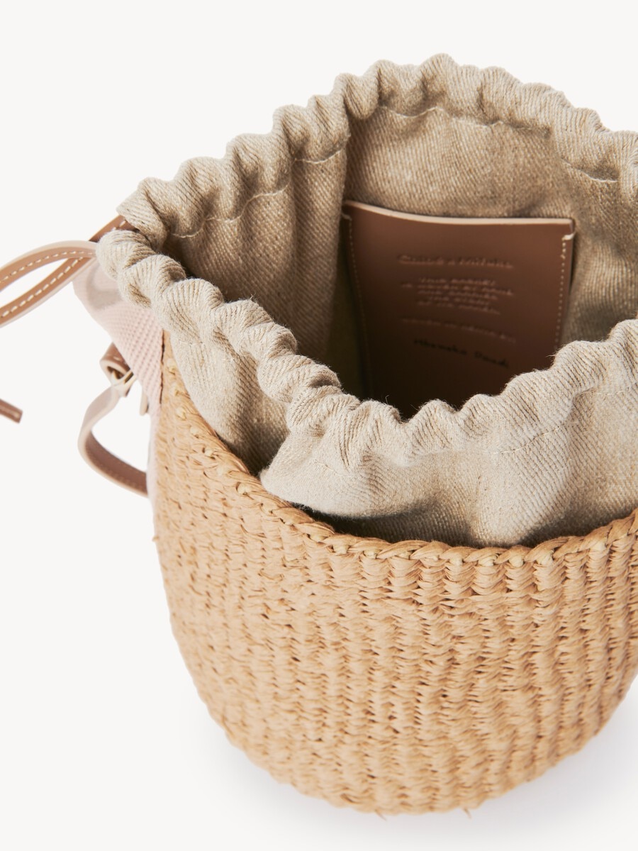 Small Woody basket in natural fibers - 7