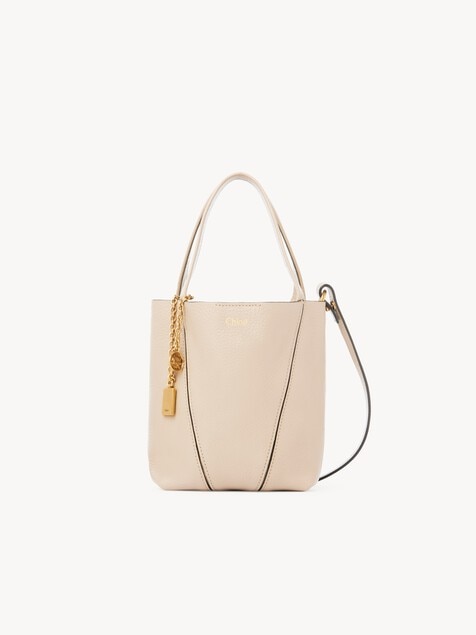 Small Chlo&eacute; Spin tote bag in grained leather