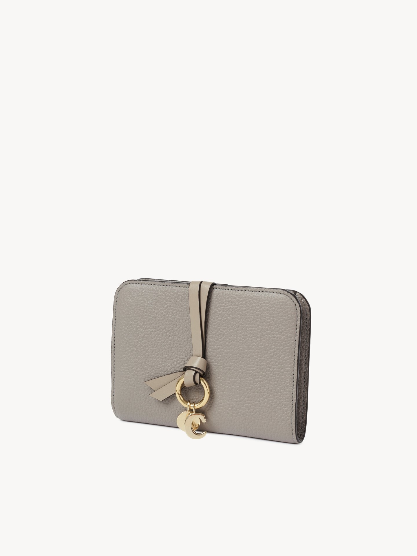 Alphabet bifold wallet in grained leather - 2.0