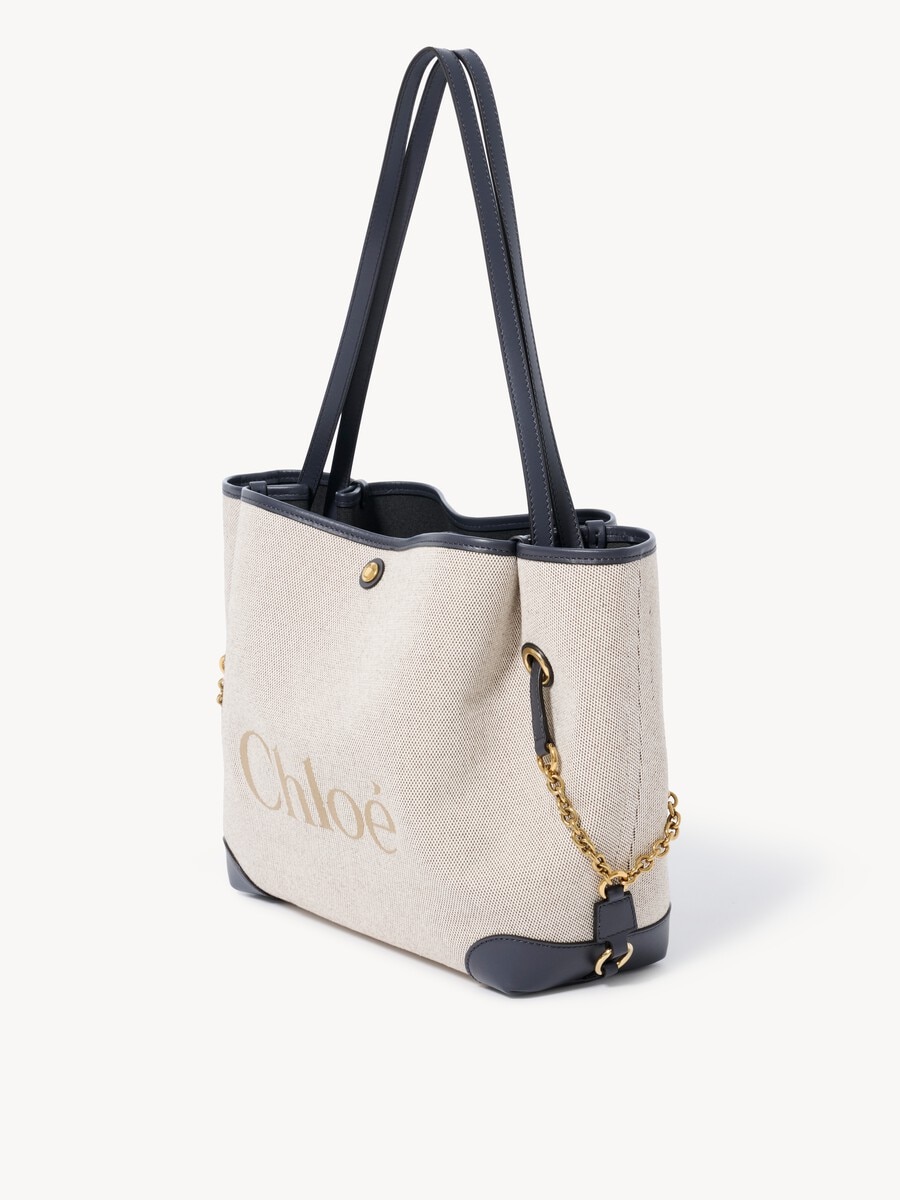 Bolso de doble asa Chlo&eacute; Clover de lona - 4