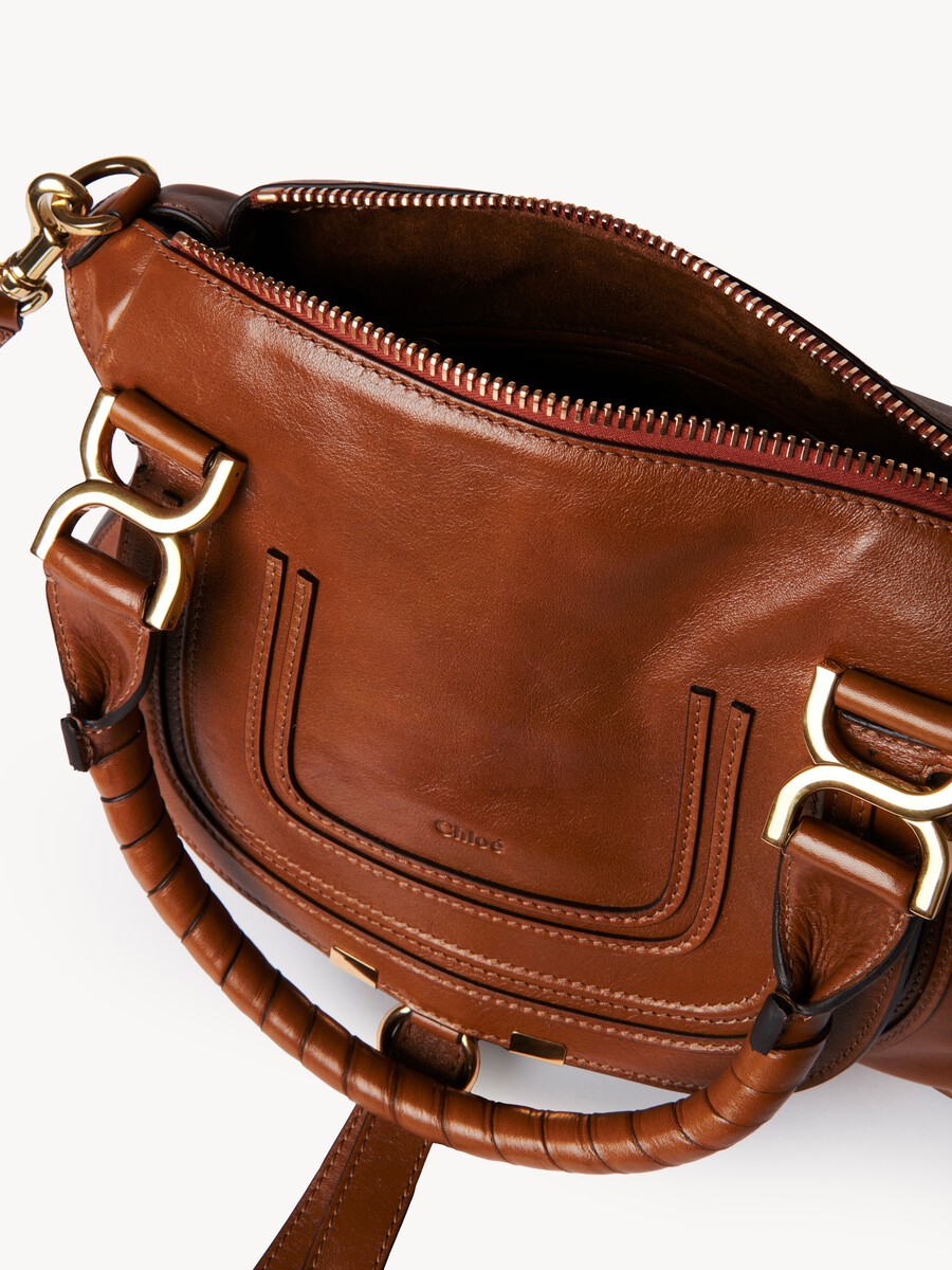 Small Marcie bag in shiny leather - 5