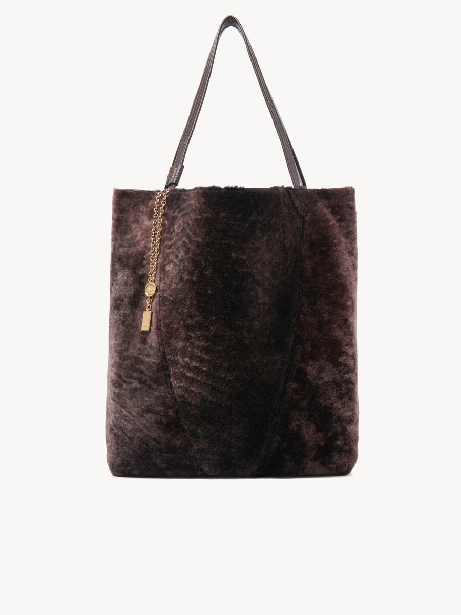 Bolso tote Chlo&eacute; Spin grande de cuero de borrego - 1
