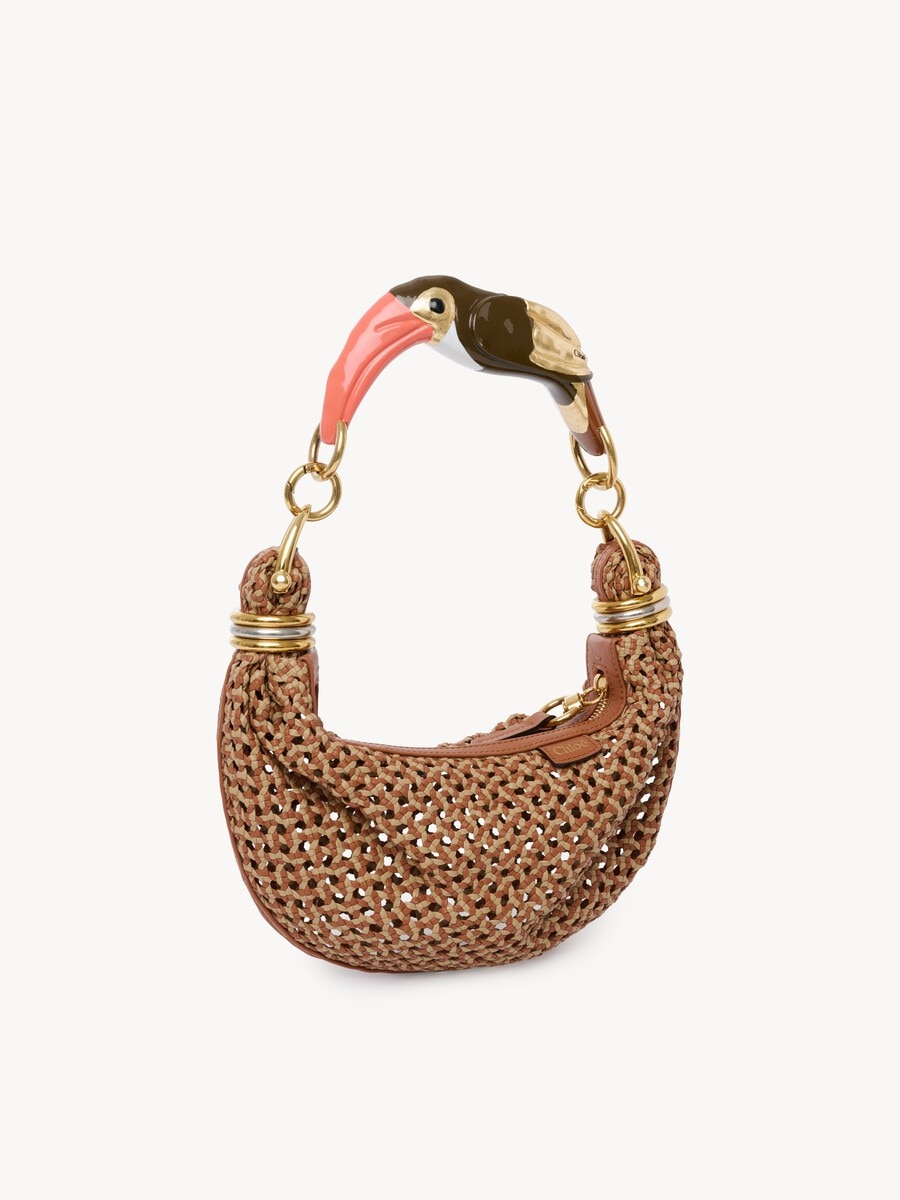 Small Bracelet Hobo bag in braided leather - 4