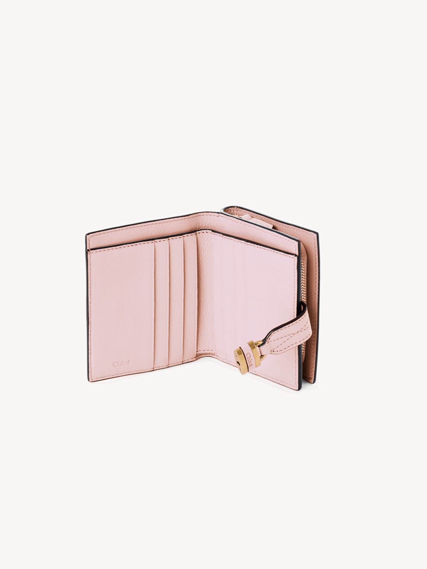 Paddington square wallet in grained leather - 5.0