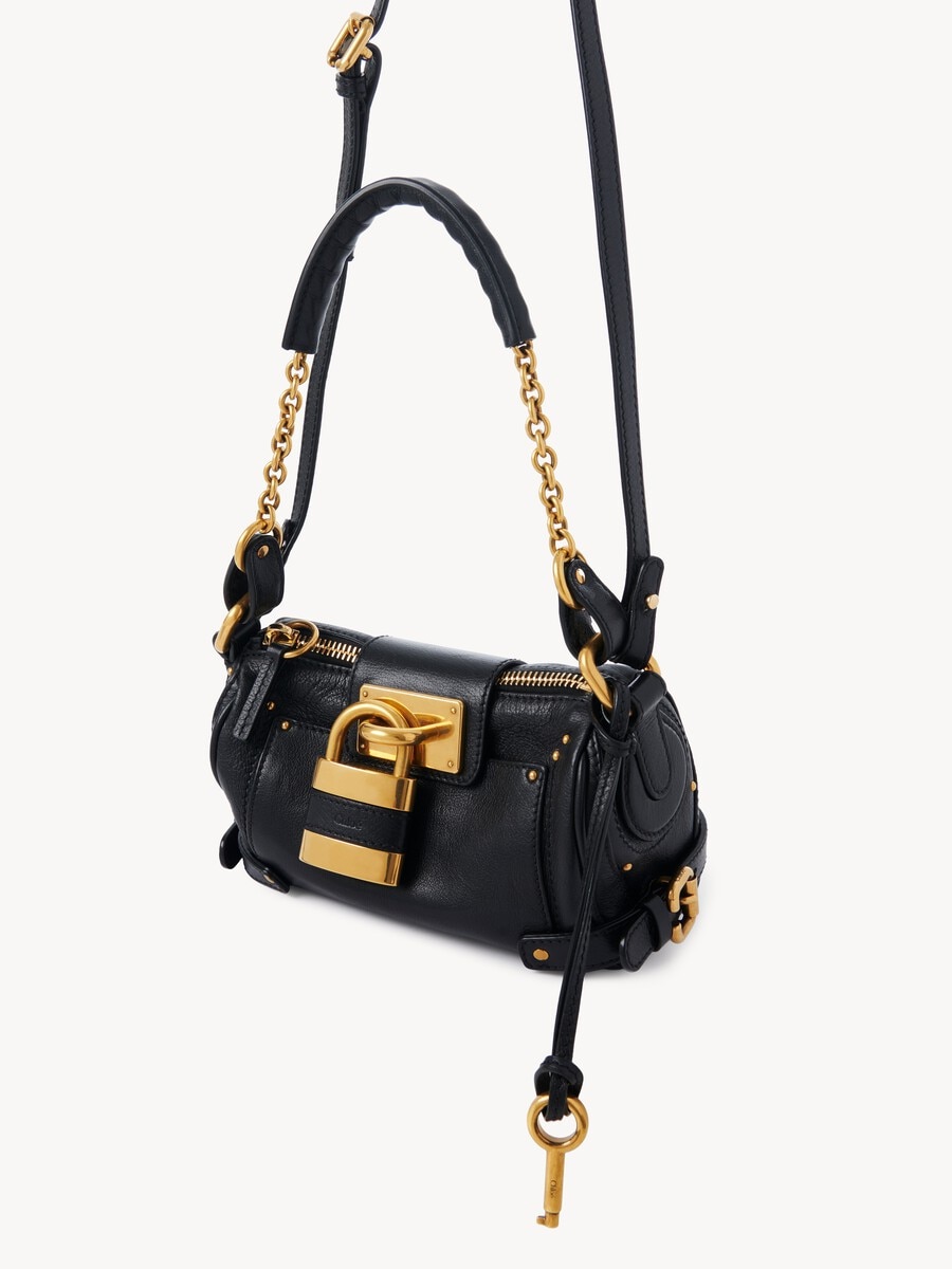 Bolso peque&ntilde;o de cadena Paddington de cuero granulado - 6