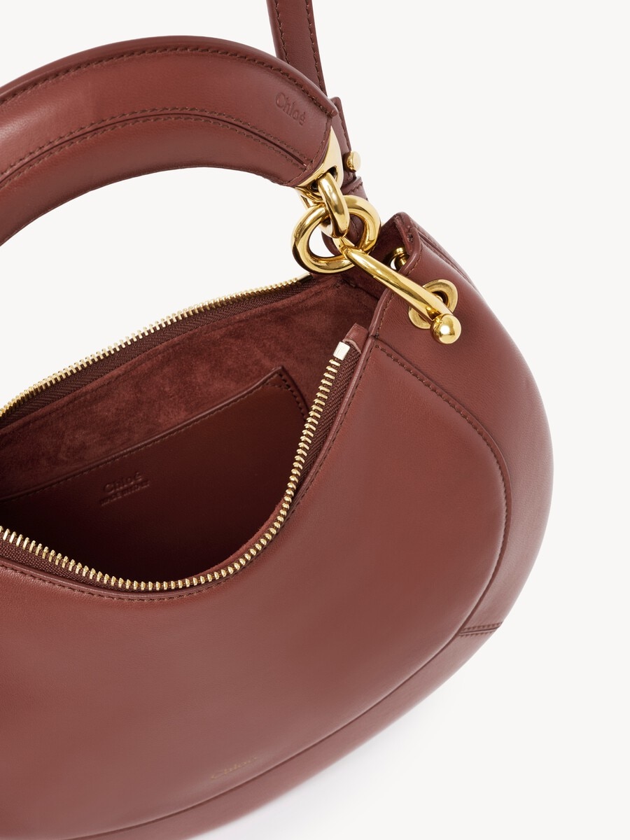 Small Chlo&eacute; Banana zipped hobo in soft leather - 6
